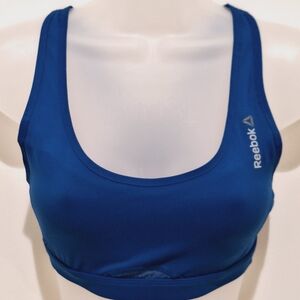 💟Reebok Playice blue racerback sports bra adjustable straps *XS